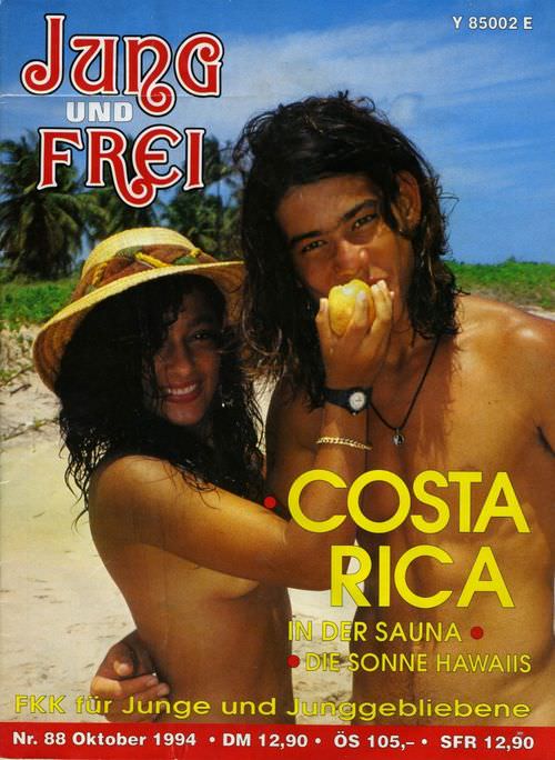 Jung und Frei Nr.88 Nackte Ruhe Nudisten Costa Rica [FKK Archiv]