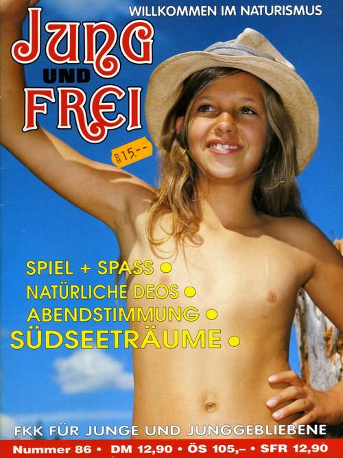 Jung und Frei Nr.86 süßes Mädchen Nudisten Foto [FKK Archiv]