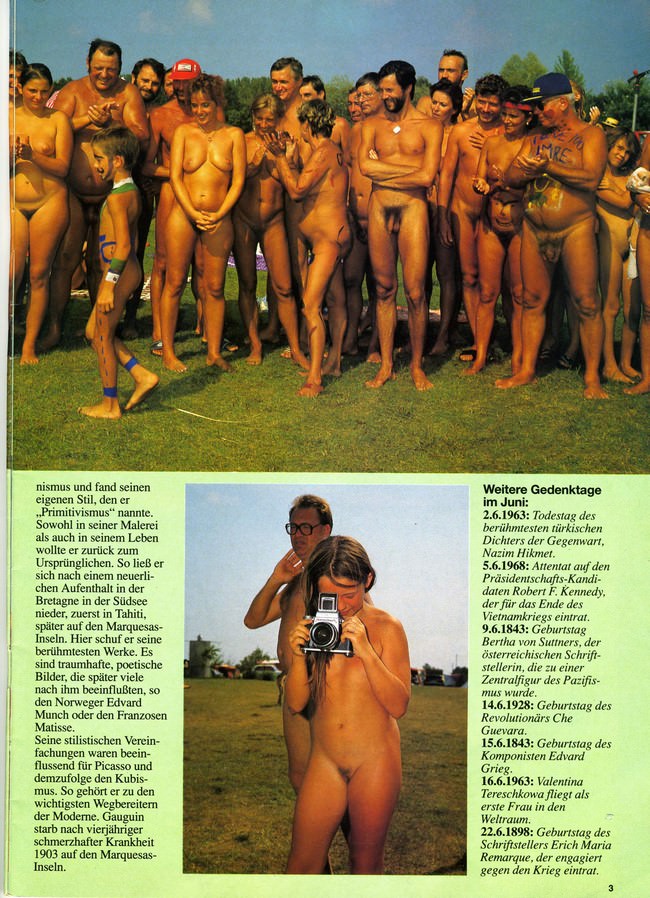 Jung und Frei Nr.61 Magazin mit nackten FKK-Fotos [FKK Archiv]