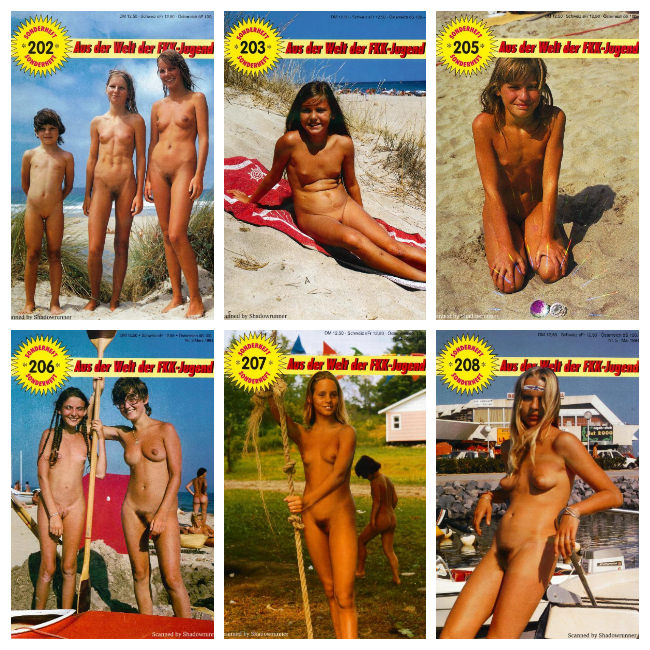 Sonnenfreunde Sonderheft Nr.200-208 FKK-Schönheit und nacktes Foto des jungen Körpers [FKK Archiv]