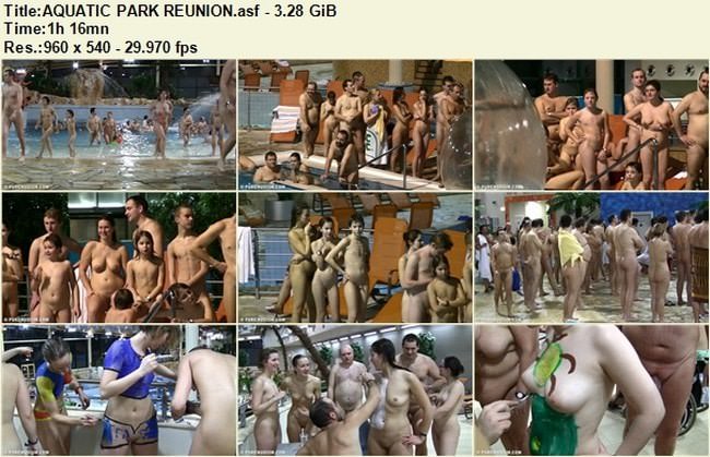 Menschen-Naturisten-Frankreich-Video - Wiedervereinigung des Wasserparks [FKK Archiv]