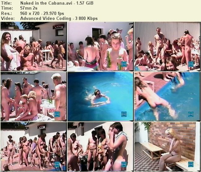 Familien Nudisten Videos - Nackt in der Cabana [FKK Archiv]