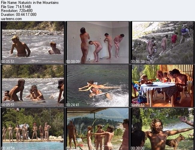 FKK-Video nackte Erholung in den Bergen [FKK Archiv]