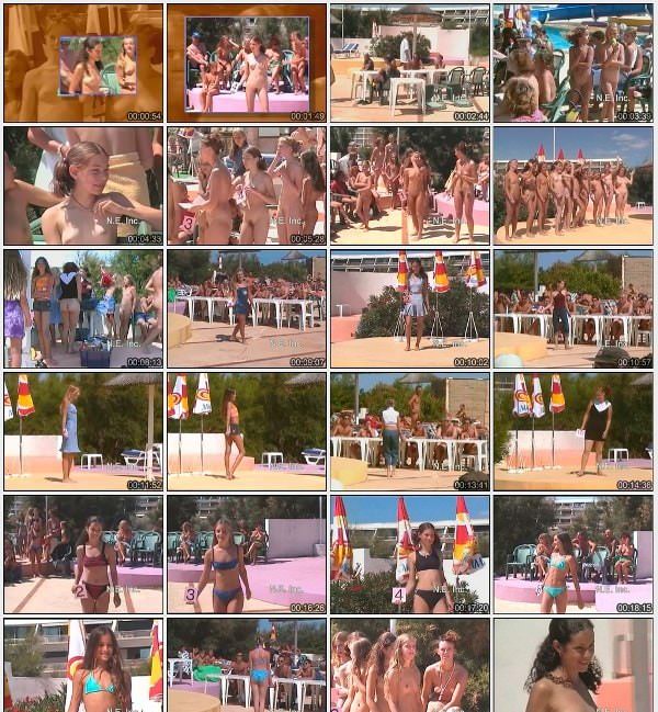 Französisches Nudismus video vom Nudist mädchen Schönheitswettbewerb [FKK Archiv]